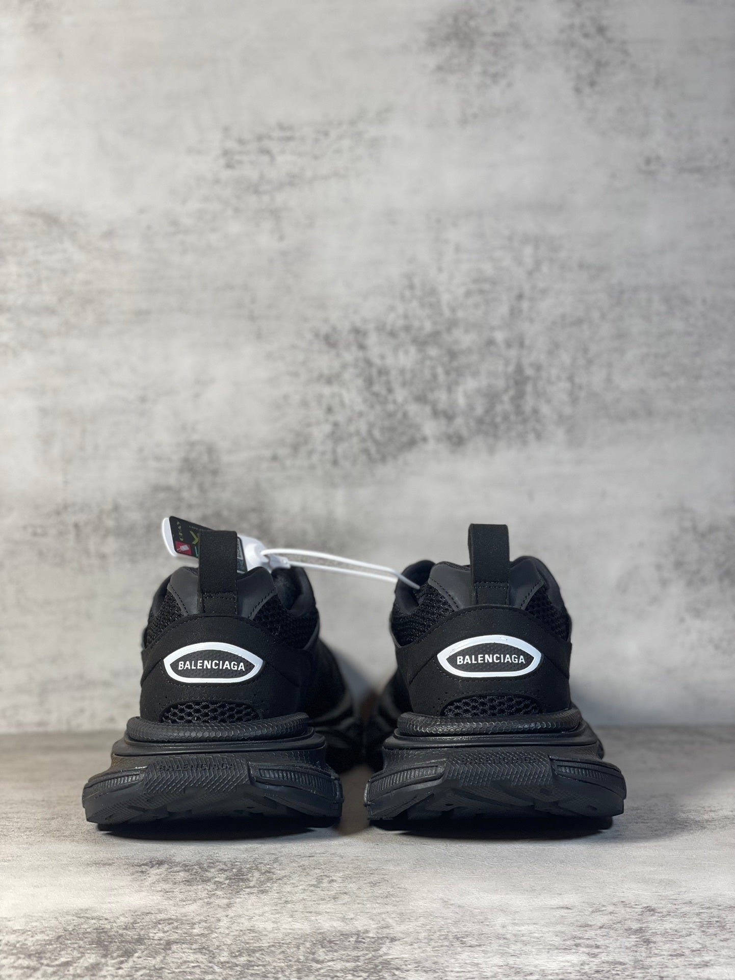 balenciaga sneaker in black: monolithic edge balenciaga sneaker in black: monolithic edge