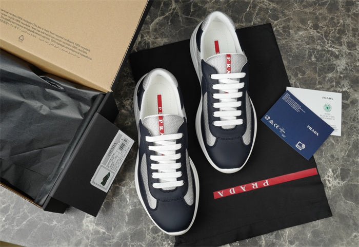 prada america's cup leather navy silver prada america's cup leather navy silver