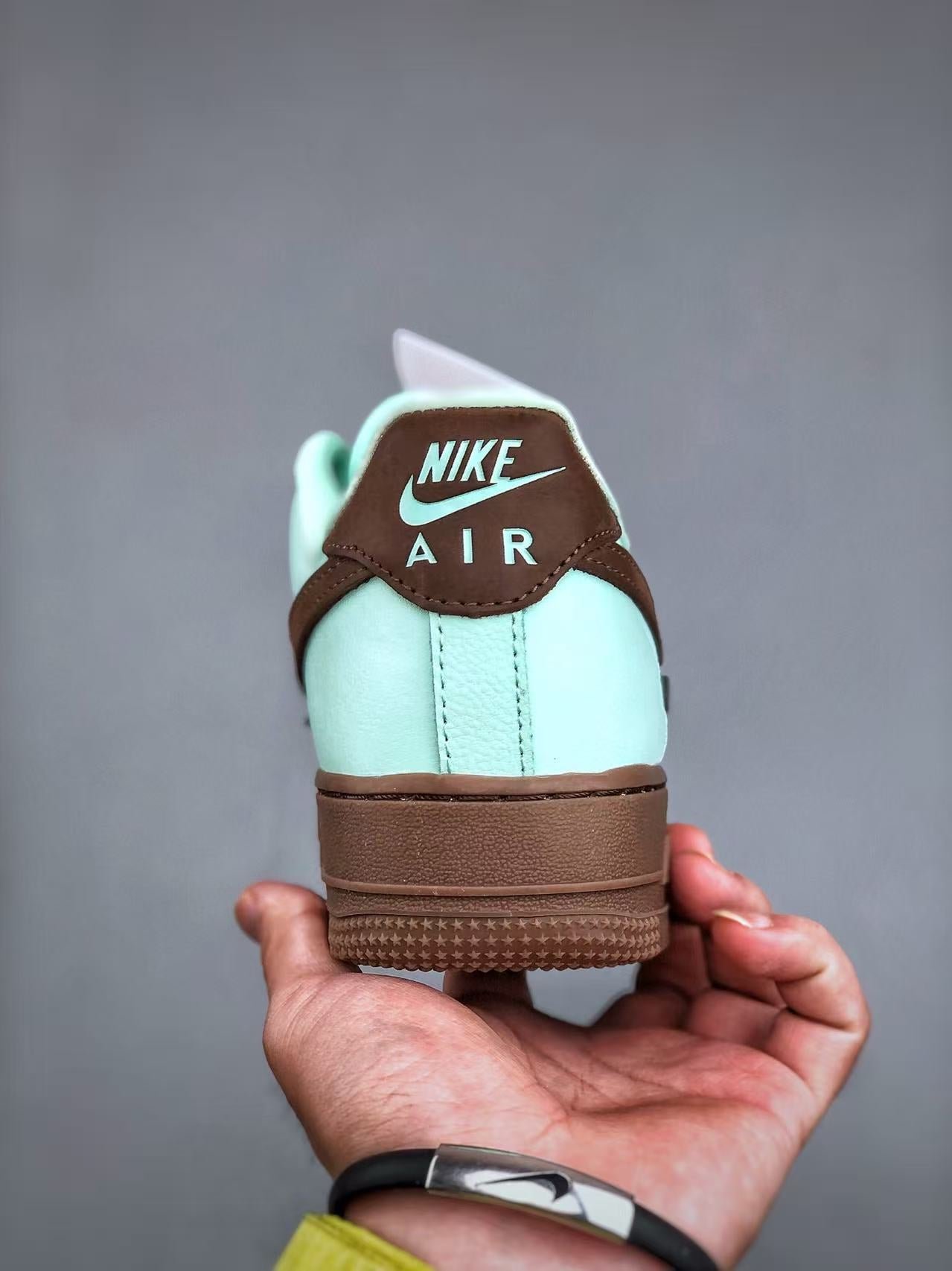 nike air force 1 low '07 "green/brown mini swoosh" – earthy vintage style nike air force 1 low '07 "green/brown mini swoosh" – earthy vintage style