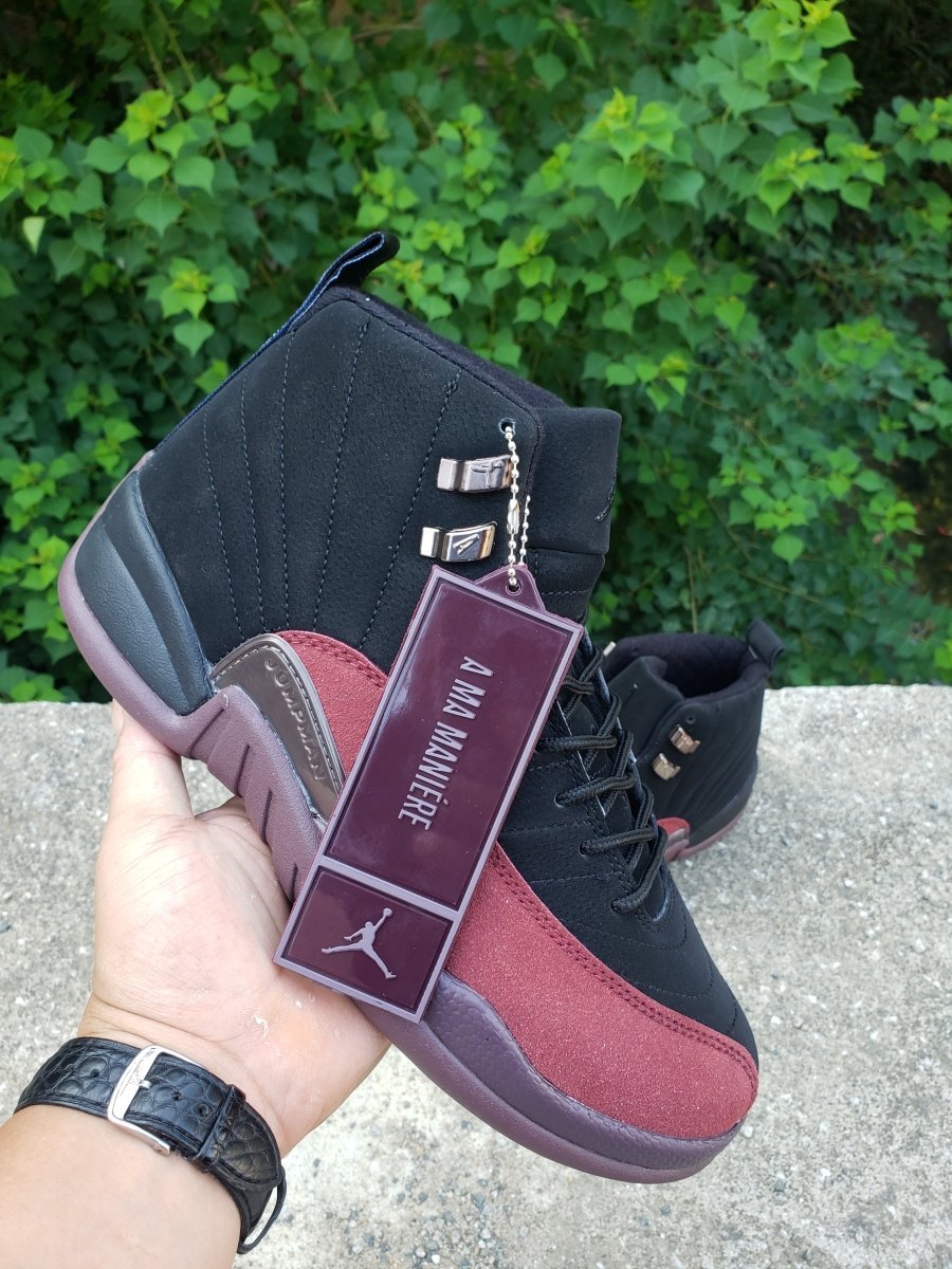 jordan 12 retro x a ma maniere black jordan 12 retro x a ma maniere black