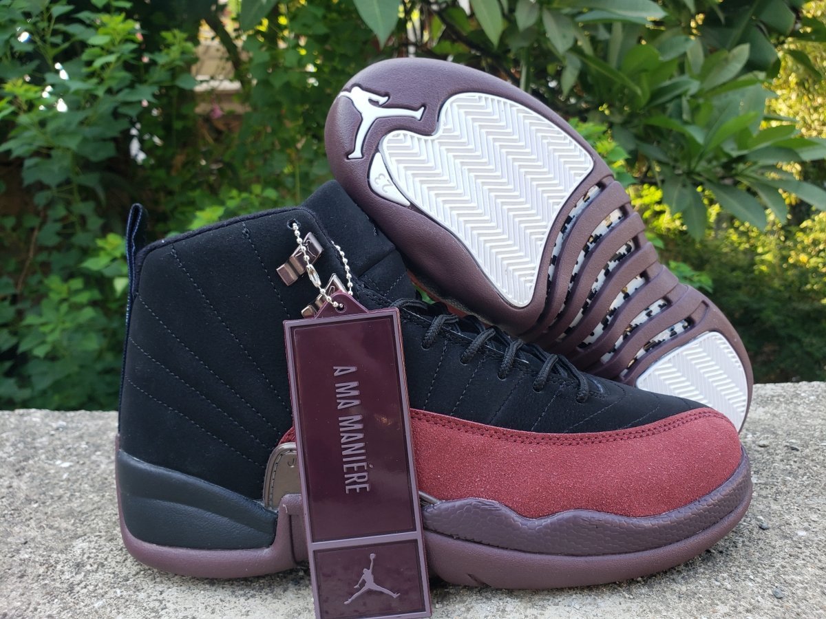 jordan 12 retro x a ma maniere black jordan 12 retro x a ma maniere black